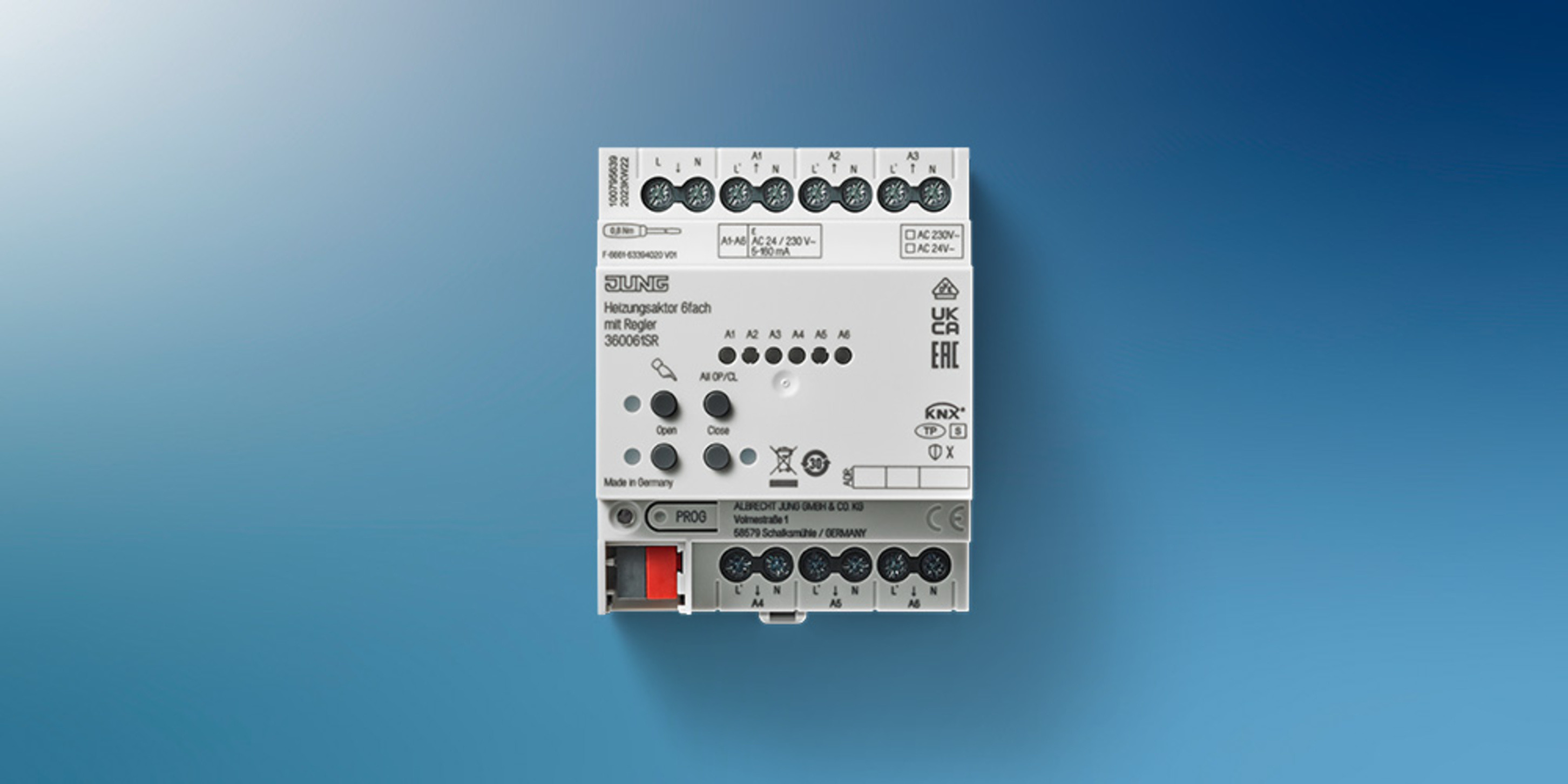 KNX Heizungsaktor 6-fach bei Muster Elektro in Musterstadt