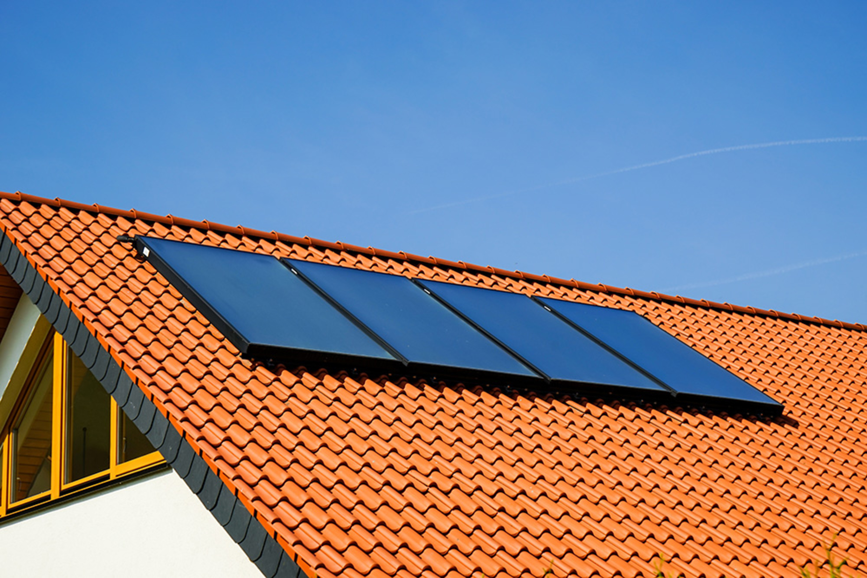 Solarthermie bei Muster Elektro in Musterstadt